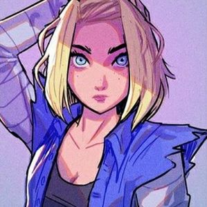 Android 18 painting